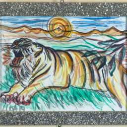 La tigre acquerello 25x35